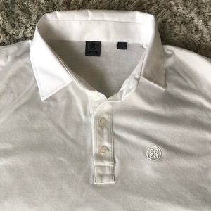 G/FORE Essential Golf Polo - White Size Large